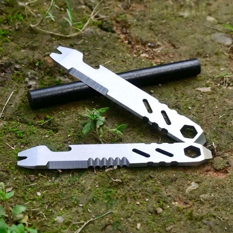 Fishing Rod Travel - Mini łom ze stali nierdzewnej, wielofunkcyjny