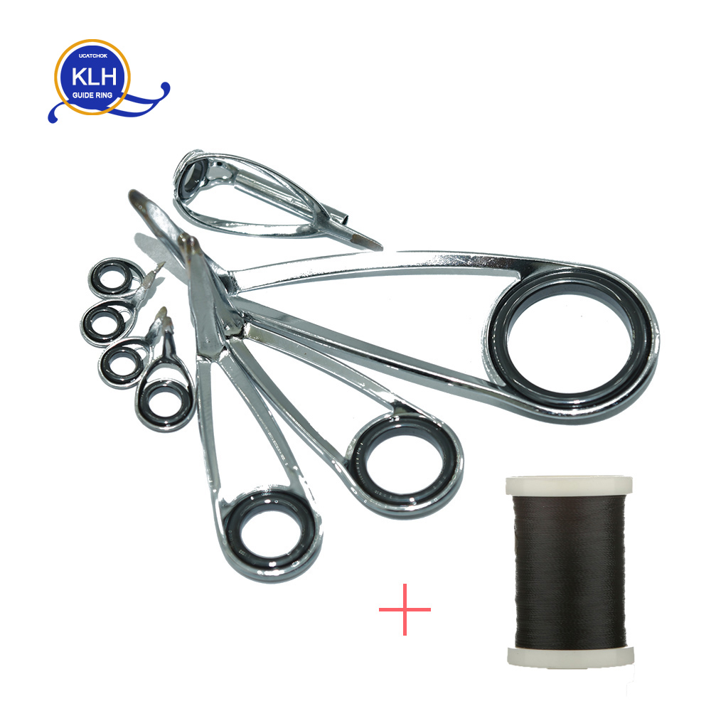 Fishing Rod Repair Kit - 8 sztuk/zestaw KLH wspornik pierścień prowadzący