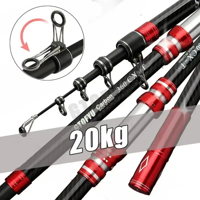 Fishing Rod Surf - Wędka teleskopowa 2.7m 3.0m 3.6m 3.9m