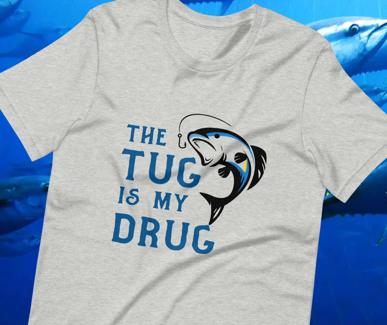 Fishing Rod Boat - Koszulka The Tug Is My Drug