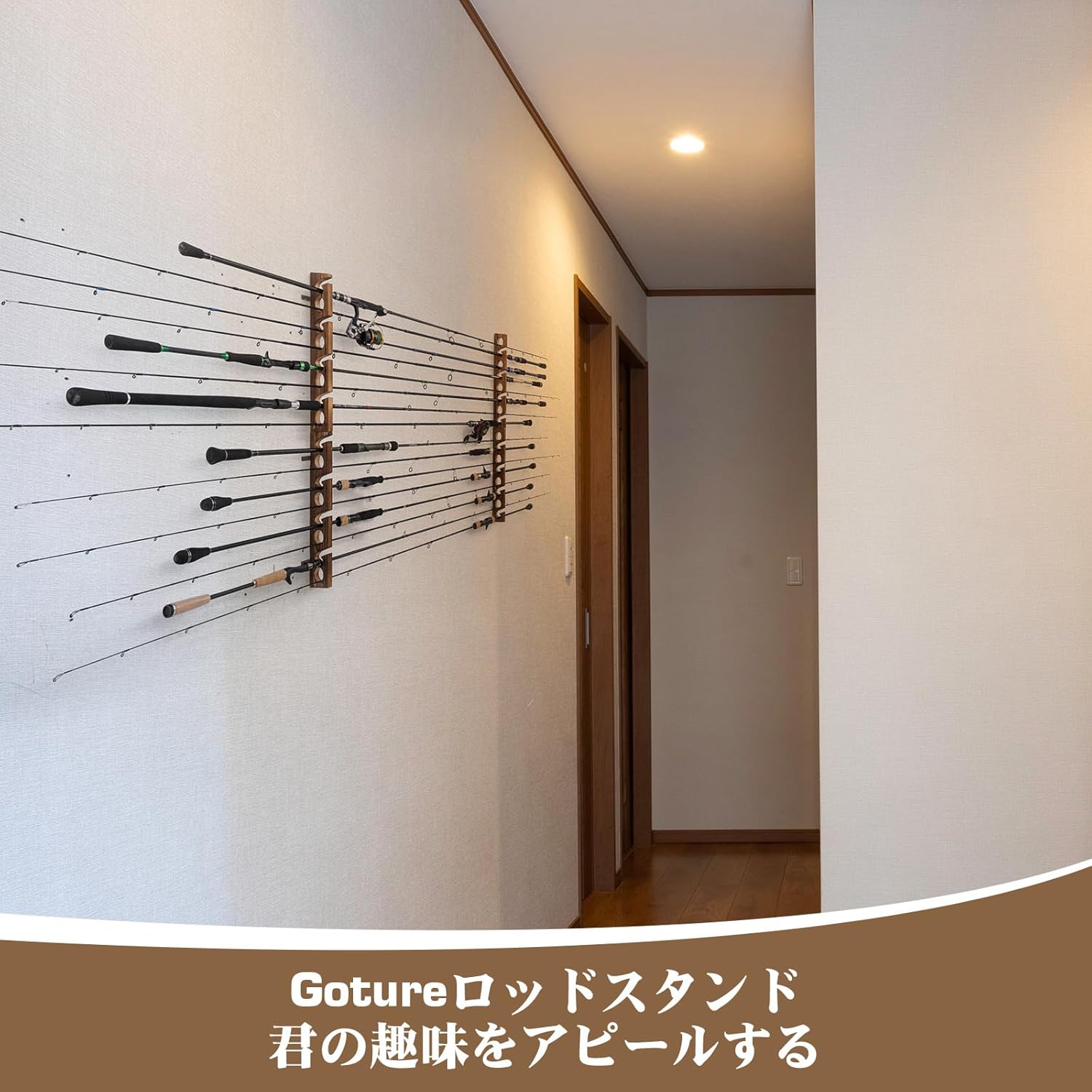 Goture Drewniany Uchwyt na Węd – Fishing Rod Rack recenzja i cena