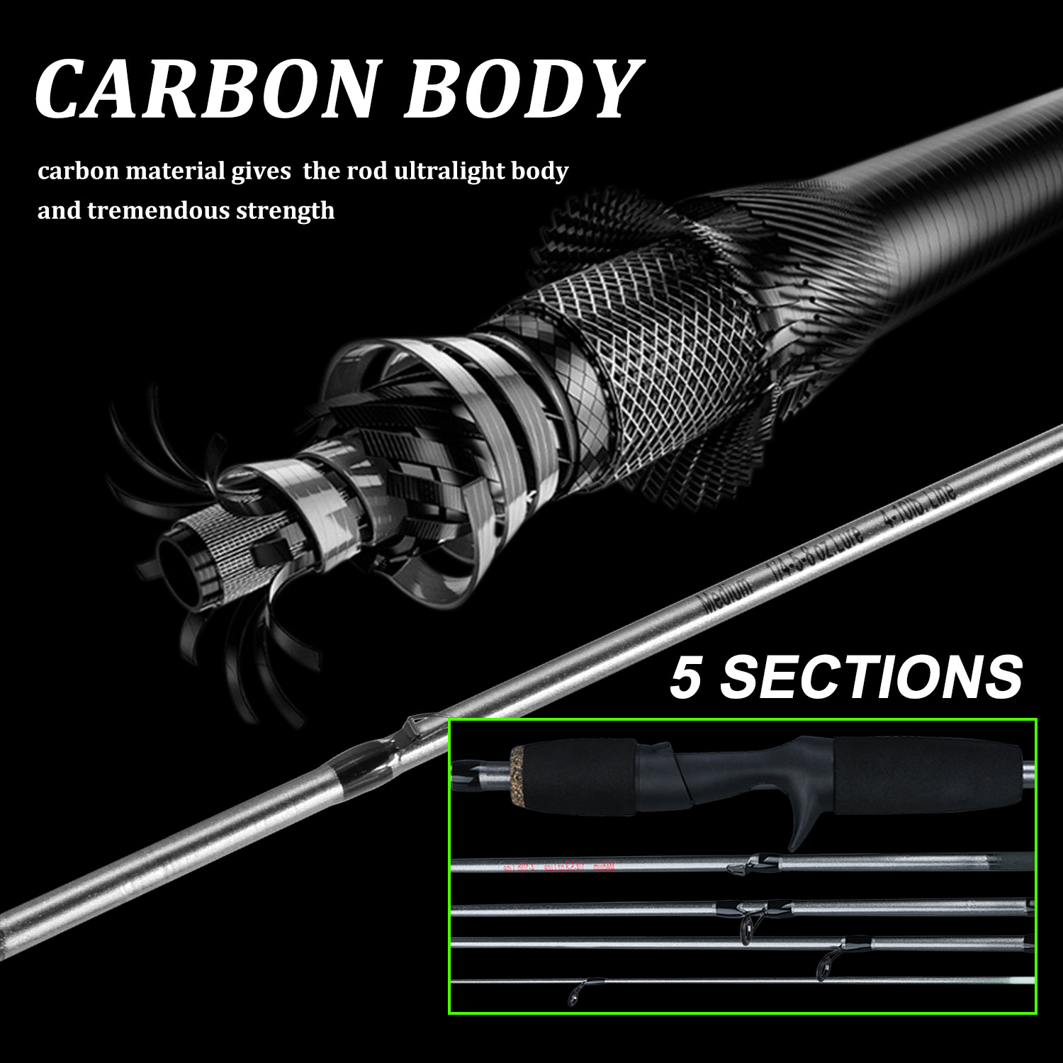 Wędka Sougayilang Combo 1,7 m  – Fishing Rod Combo recenzja i cena