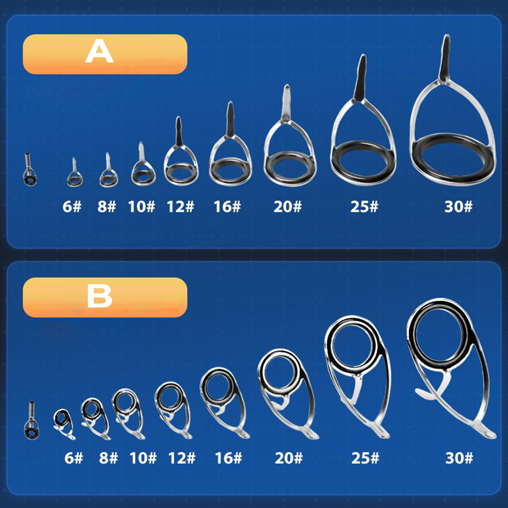 9 szt Prowadnica wędki Pierści – Fishing Rod Repair Kit recenzja i cena