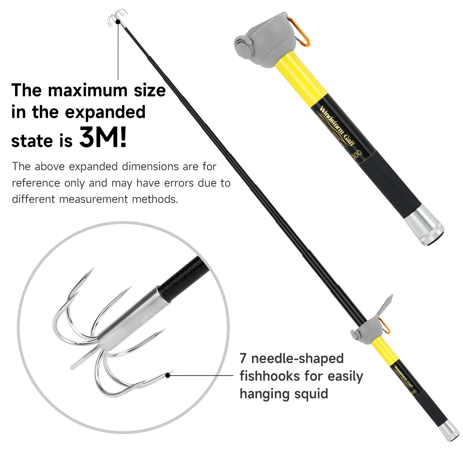 Hak na kalmary SANLIKE ze stal – Fishing Rod Carbon Fiber recenzja i cena