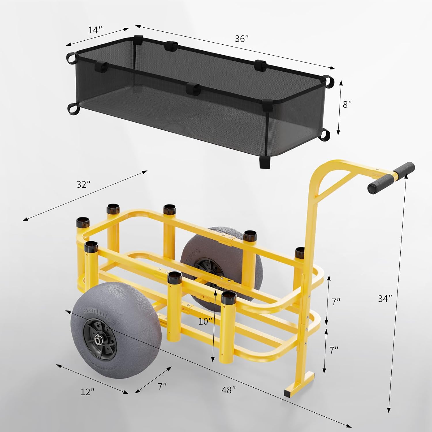 Wózek wędkarski na kółkach, wó – Fishing Rod Holder recenzja i cena