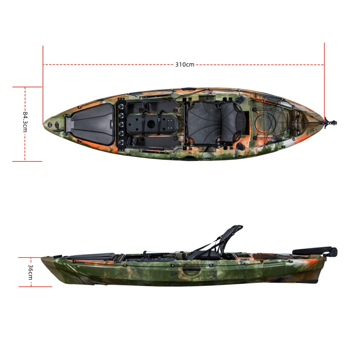 Kajak wędkarski LSF First-clas – Fishing Rod Boat recenzja i cena