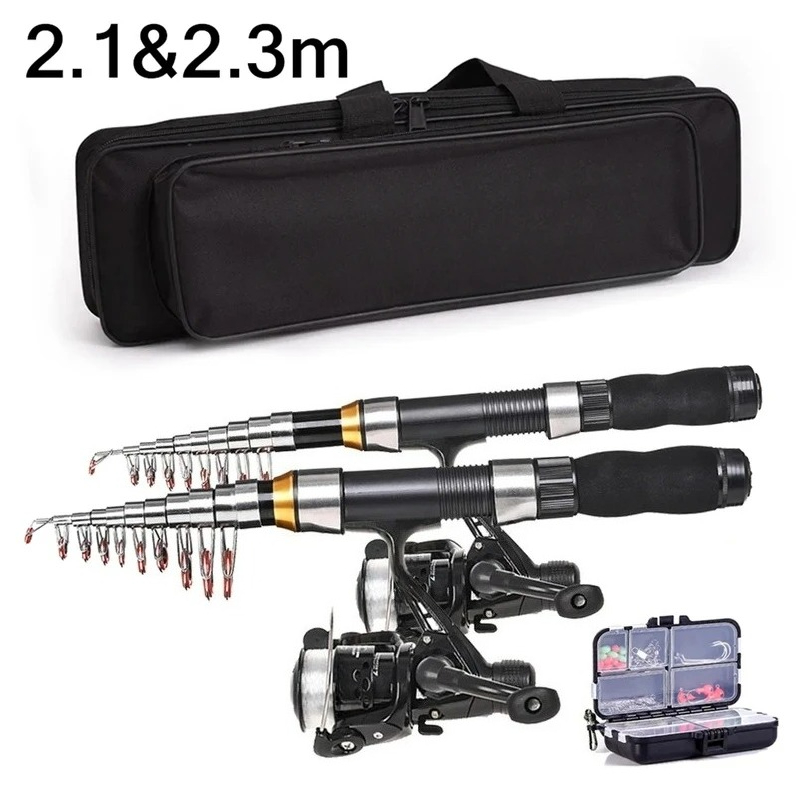BRAVMAK 2.1/2.3 m Teleskopowy  – Fishing Rod Spinning recenzja i cena