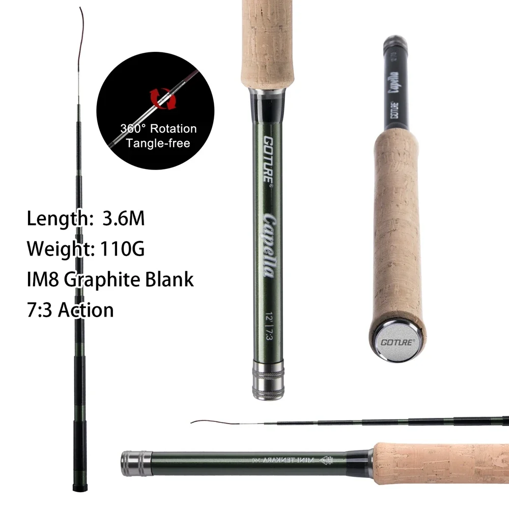 Goture 12FT Klasyczny zestaw w – Fishing Rod Combo recenzja i cena